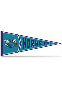 Charlotte Hornets Retro Logo Pennant - Teal