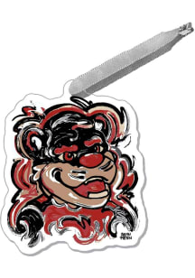 Cincinnati Bearcats Justin Patten Mascot Ornament - Red