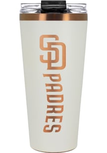 San Diego Padres 32oz Big Slim Stainless Steel Tumbler - White