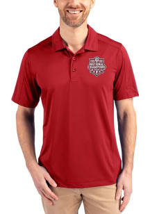 Cutter and Buck Indiana Hoosiers Crimson 2025 CFP National Champions Prospect Big and Tall Polo