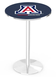 Arizona Wildcats Chrome Round Base Pub Table