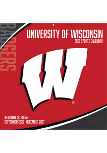 Wisconsin Badgers 2027 12x12 Wall Calendar
