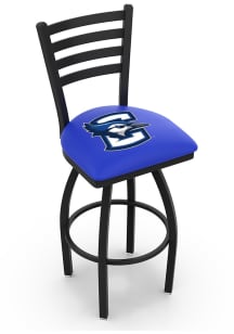 Creighton Bluejays High Back Swivel Pub Stool - Black
