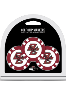 Boston College Eagles Poker Chip 3 Pack Golf Ball Marker