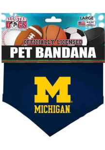 Michigan Wolverines Team Logo Pet Bandana