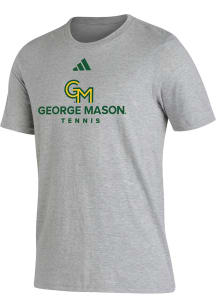 Adidas George Mason University Grey Fresh Tee Short Sleeve T Shirt
