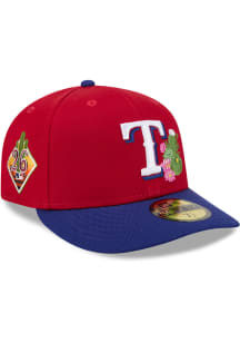 New Era Texas Rangers Mens Red 2026 Spring Training 59FIFTY Fitted Hat