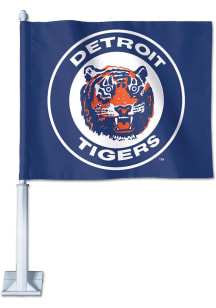 Detroit Tigers Cooperstown Car Flag - Blue