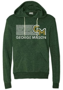 Where I’m From George Mason University Mens Green Bar Primary Logo Fashion Hood