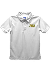 Vive La Fete Alabama State Hornets Toddler White Team Short Sleeve Polo Shirt