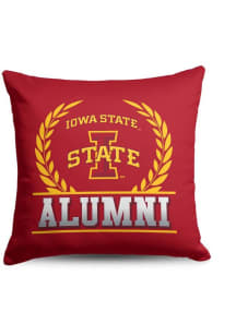 Iowa State Cyclones Alumni 18x18 Throw Pillow - Cardinal
