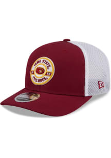 New Era Iowa State Cyclones Cardinal Red JR Active Stretch 9SEVENTY Youth Adjustable Hat