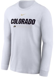 Nike Colorado Buffaloes White Legend Shooting Long Sleeve T-Shirt