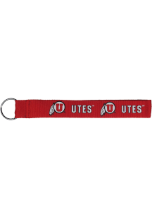 Utah Utes Lanyard Keychain - Red