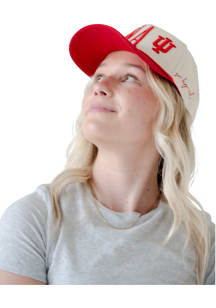 Gameday Social Indiana Hoosiers Crimson Saturday Stretch Womens Adjustable Hat