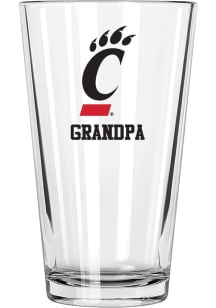 Cincinnati Bearcats Grandpa 16 oz Pint Glass - White