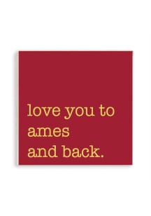 Ames Love You to Ames and Back Magnet