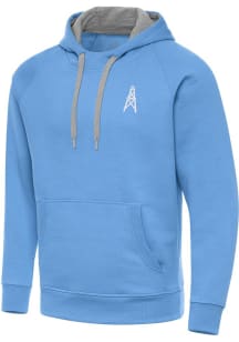 Antigua Tennessee Titans Mens Light Blue Classic Victory Long Sleeve Hoodie