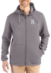 Cutter and Buck Northwestern Wildcats Mens Purple Epic Comfort Full Zip Light Weight Jacket