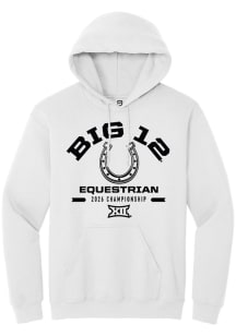Summit Sportswear Big 12 Mens White 2026 Equestrian Championship Long Sleeve Hoodie