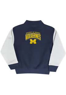 Champion Michigan Wolverines Toddler Blue Skybox Varsity Outerwear Light Weight Jacket
