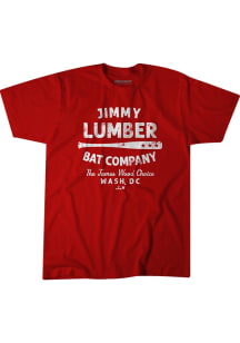 James Wood Washington Nationals Red Jimmy Lumber Short Sleeve Fashion Player T Shirt