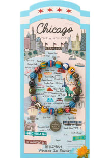 Chicago City Inspired Stretch Womens Bracelet