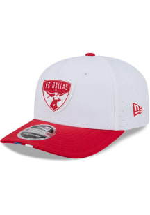 New Era FC Dallas 2026 MLS Kick Off 2T 9SEVENTY Stretch Snap Adjustable Hat - White