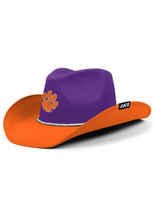 Forever Collectibles Clemson Tigers Purple Two-Tone Cowboy Hat Mens Cowboy Hat