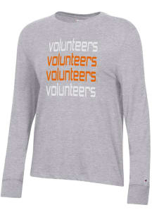 Champion Tennessee Volunteers Womens Grey Core LS Tee