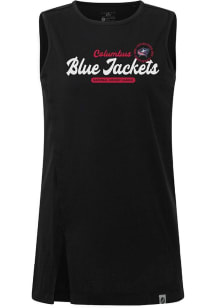 Levelwear Columbus Blue Jackets Womens Black Influx Monument Tank Top