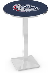 Gonzaga Bulldogs Chrome Square Base Pub Table