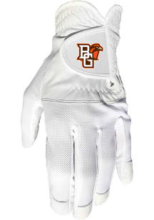 Bowling Green Falcons White Cool Mesh Golf Gloves