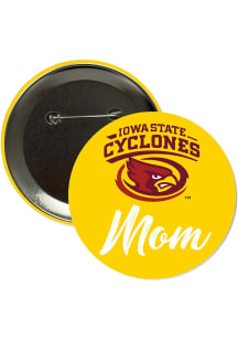Iowa State Cyclones 3" Mom Button - Cardinal