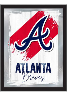 Atlanta Braves Paint Brush Hanging Back Bar Mirror