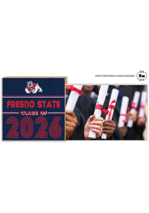 Fresno State Bulldogs Class of 2026 Floating Picture Frame - Red