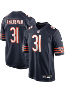 Dillon Thieneman  Nike Chicago Bears Navy Blue Home Football Jersey