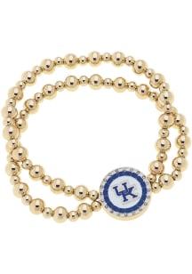 Kentucky Wildcats Disc Bead Stretch Womens Bracelet
