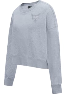 Pro Standard Charlotte Hornets Womens Grey Washed Crew Sweatshirt