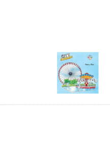 Chicago Illustrated Navy Pier Stickers - Blue