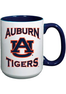 Auburn Tigers 15oz Combo Ceramic Mug - White