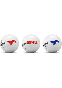 SMU Mustangs 3 Pack Golf Balls