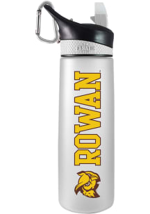 Rowan University Frosted Stainless Steel Bottle - White