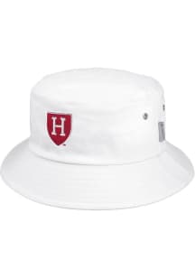LogoFit Harvard Crimson White Daytona Mens Bucket Hat