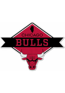 Chicago Bulls Diamond Sport Shape Pennant - Black