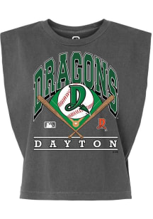 Summit Sportswear Dayton Dragons Womens Black Homefield Tank Top