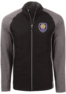 Cutter and Buck Orlando City SC Mens Black Adapt Eco Big and Tall Light Weight Jacket