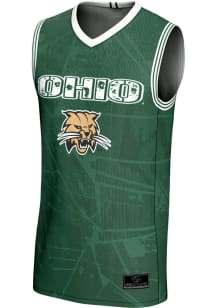 ProSphere Ohio Bobcats Green Vigor Basketball Jersey