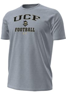 Under Armour UCF Knights Grey Football Football Performance Short Sleeve T Shirt