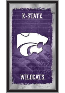 K-State Wildcats Football Hanging Back Bar Mirror